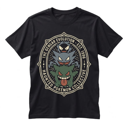 Gengar Haunter Gastly Ghost Evolution Anime Vintage Washed Sleeveless Gamer Gift Unisex TShirt