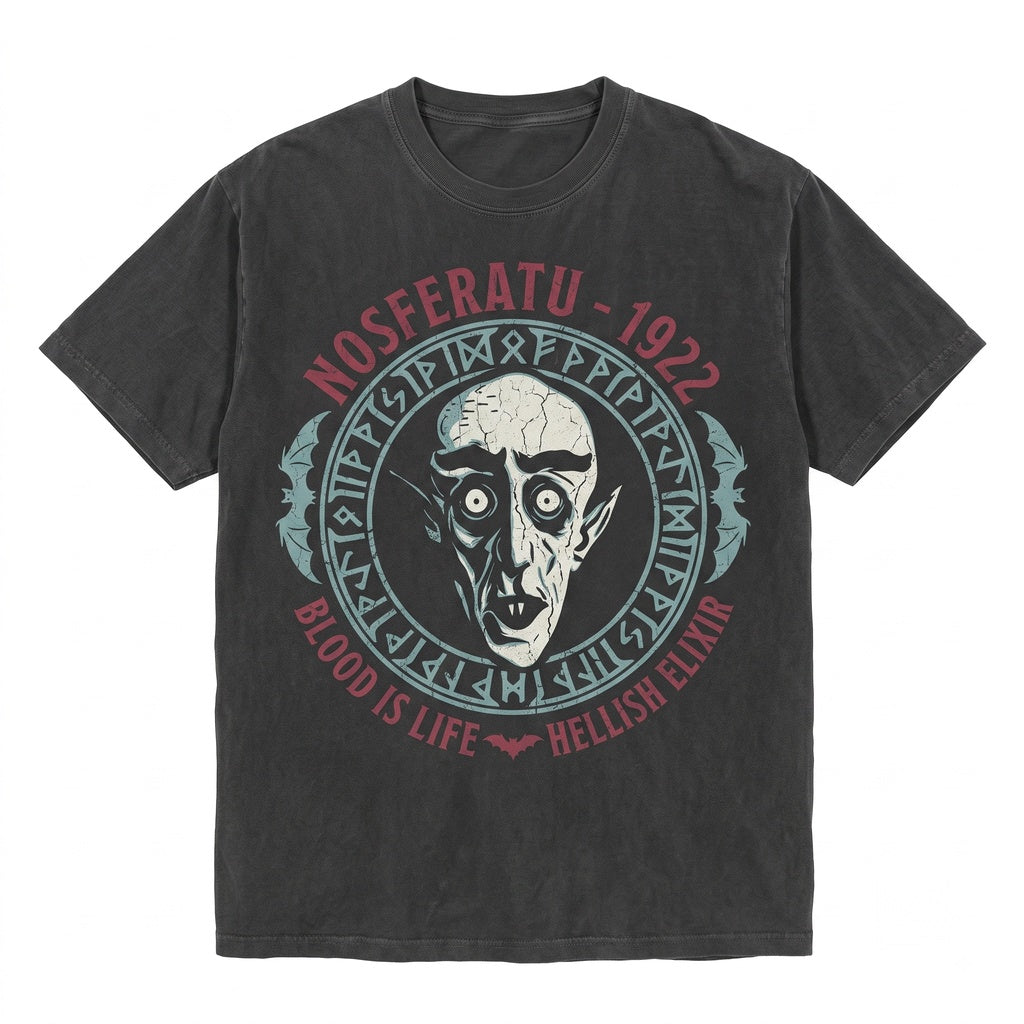 Nosferatu Retro Classic Vampire Horror Movie Graphic Unisex TShirt