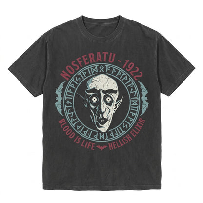 Nosferatu Retro Classic Vampire Horror Movie Graphic Unisex TShirt