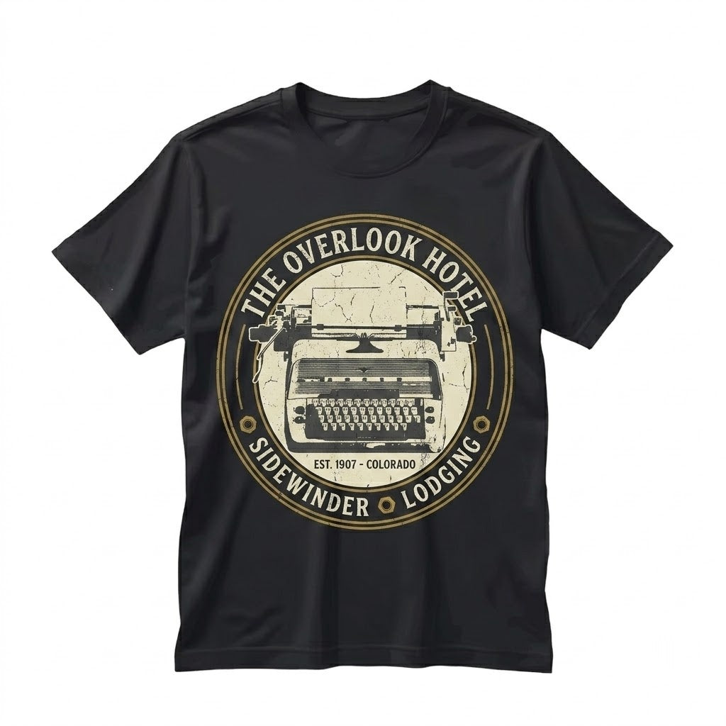Vintage Overlook Hotel Horror Film Retro Graphic Unisex TShirt