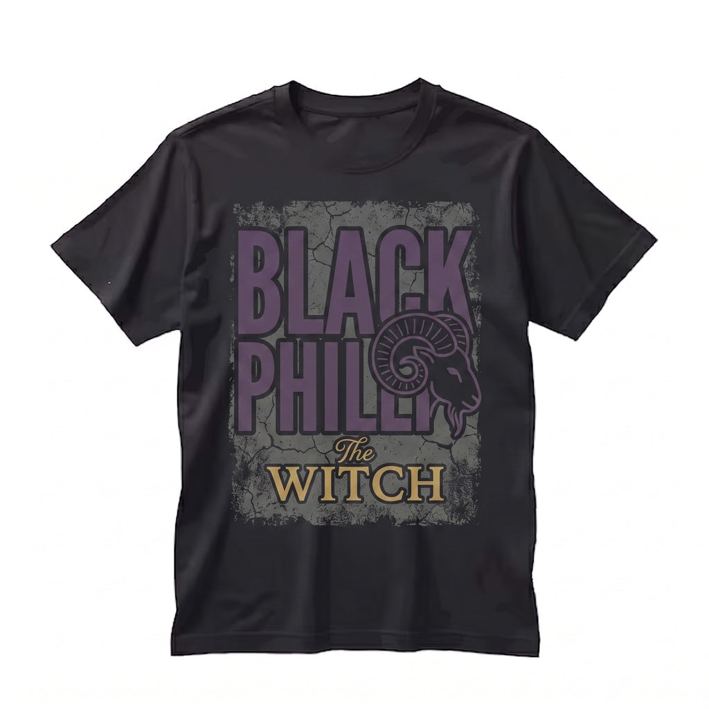Black Philip Goat Gothic Horror Movie Witch Graphic Unisex TShirt