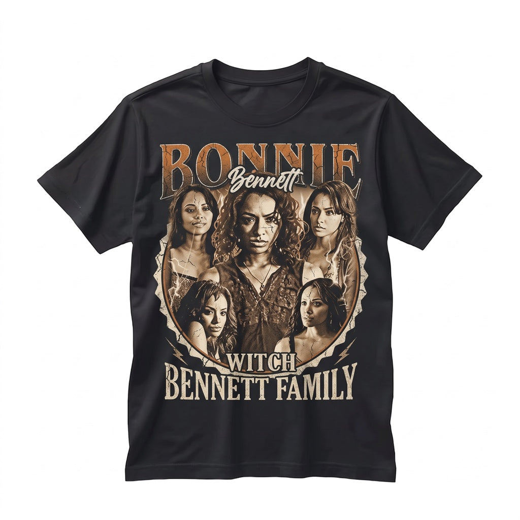 Bonnie Bennett Vintage Retro Graphic Apparel, Novelty Aesthetic Gift For Women Men Unisex TShirt