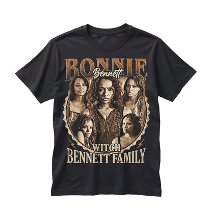 Bonnie Bennett Vintage Retro Graphic Apparel, Novelty Aesthetic Gift For Women Men Unisex TShirt
