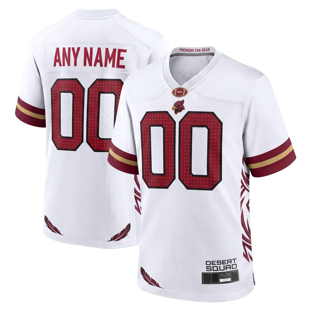 Custom Unisex Football Fan Jersey - Stitched Breathable Mesh Game Day Athletic Shirt