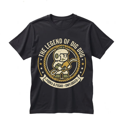 Vintage 80s Arcade Underground Miner Pixel Graphic Unisex TShirt