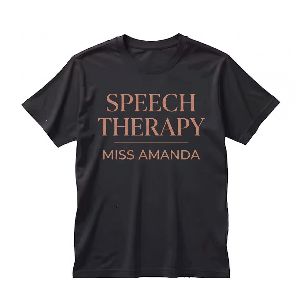 Speech Therapist SLP Communication Specialist Your Words Matter Custom Name Gift For Language Pathologist Unisex TShirt
