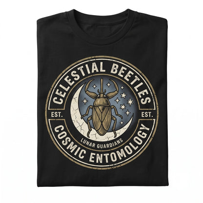 Three Giant Water Bug Retro Insect Moon Graphic Vintage Wildlife Nature Lover Gift Unisex TShirt
