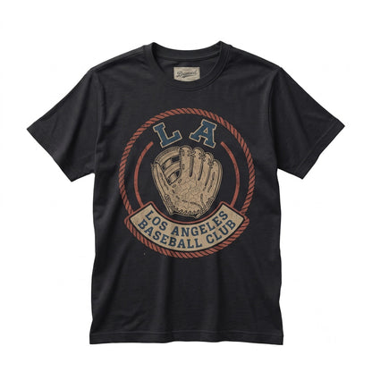 Los Angeles Baseball Fan Game Day Graphic Minimalist California Sports Apparel Unisex TShirt