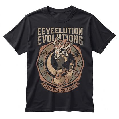 Eevee Evolutions Sleeveless Graphic Tank Vintage Wash Cute Gamer Gift Anime Unisex TShirt