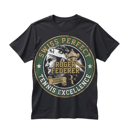 Swiss Tennis Legend Retirement Tribute Thanks For The Memories Graphic Fan Apparel Unisex TShirt