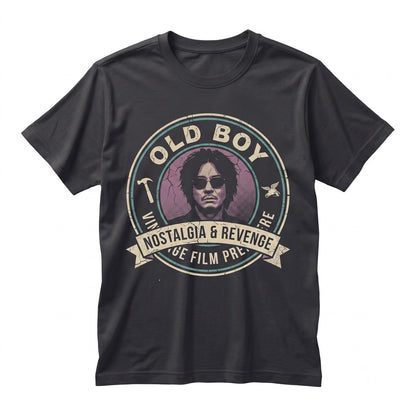 Vintage South Korean Cinema Old Boy Graphic Retro Y2K Cult Film Apparel Unisex TShirt