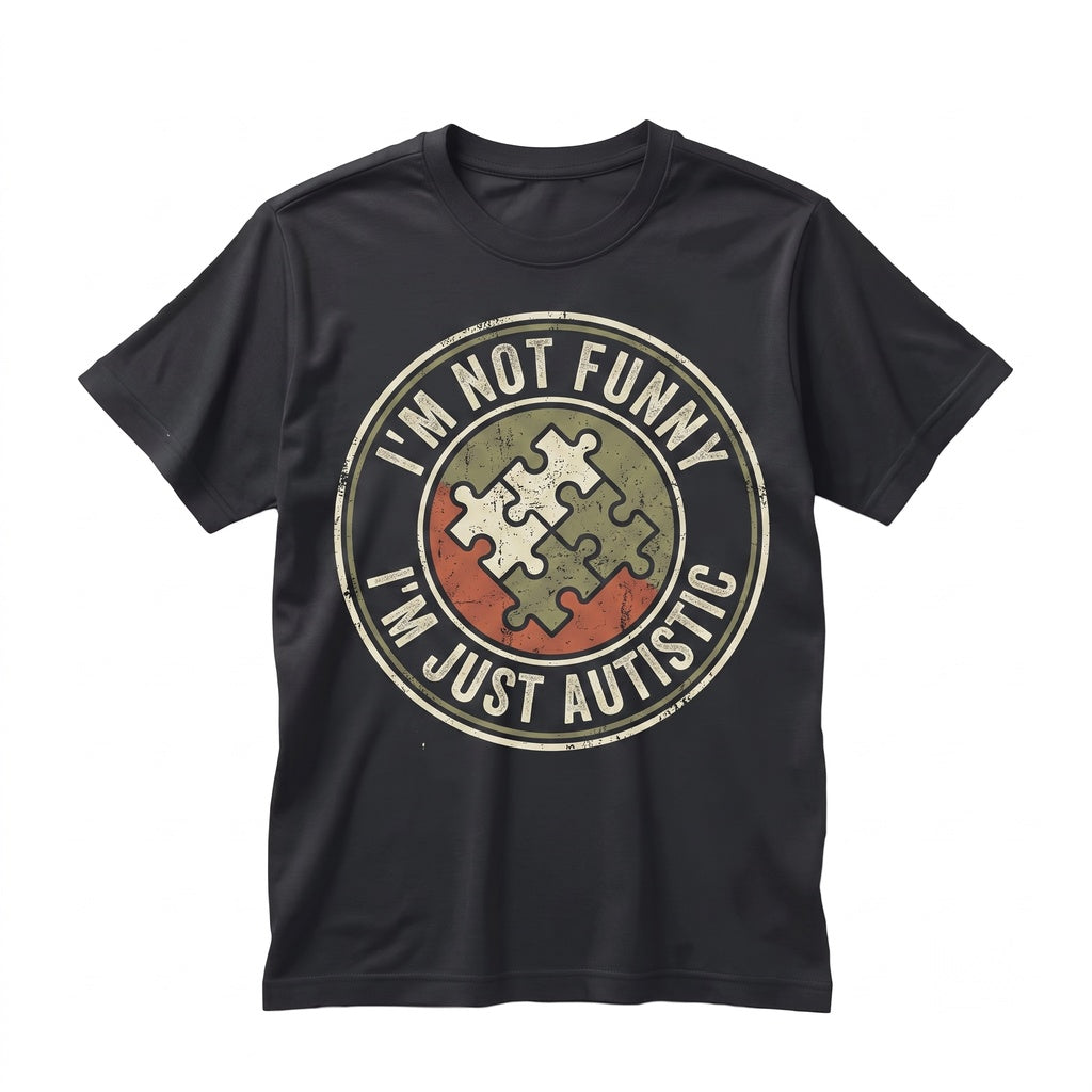 Im Not Funny Autistic And Gay Skeleton Meme Cursed Unhinged Funny Graphic Apparel Unisex TShirt