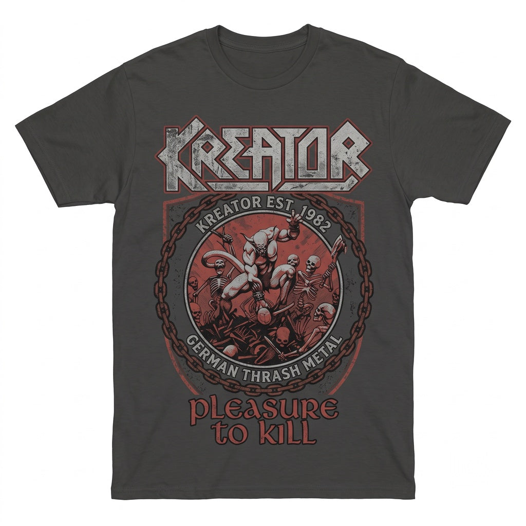 German Thrash Metal Band Graphic Vintage Music Concert Cotton Top Apparel Unisex TShirt