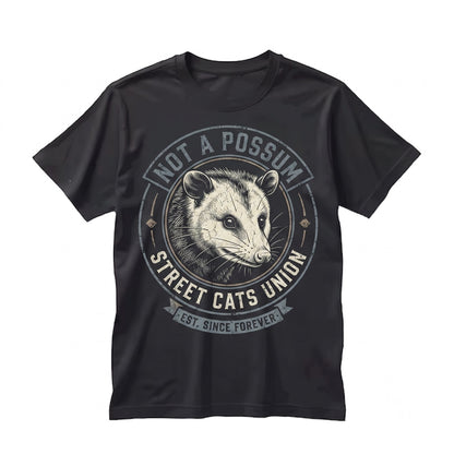 Funny I Love Cats Opossum Possum Graphic Retro Vintage Sarcastic Meme Gift Unisex TShirt