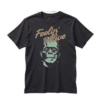 Retro Frankenstein Horror Movie Graphic Vintage Classic Spooky Gothic Creature Apparel Unisex TShirt