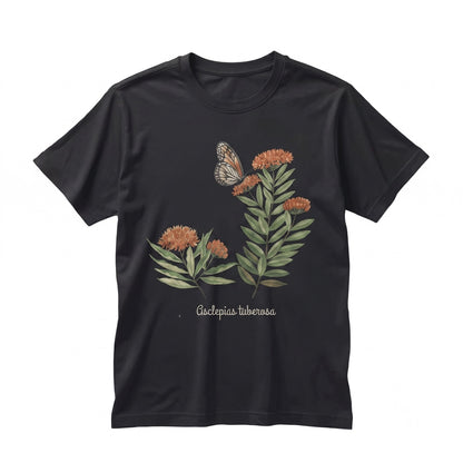 Monarch Butterfly Milkweed Native Botanic Eco Friendly Nature Lover Gift Gardener Apparel Unisex TShirt
