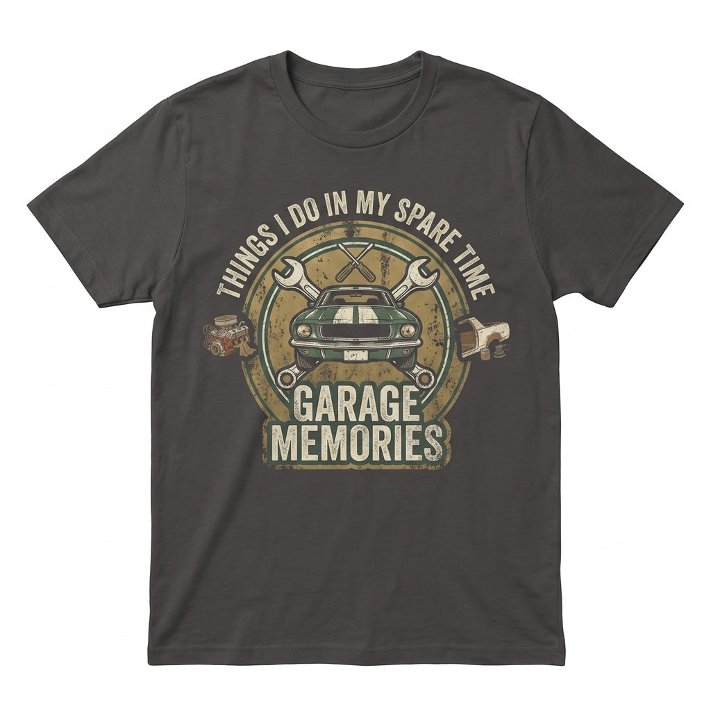 Vintage Built Not Bought Classic Automotive Garage Graphic Mechanic Apparel Unisex TShirt
