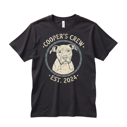 Personalized Pet Portrait Memorial Gift, Custom Dog Cat Photo Lover Apparel Unisex TShirt