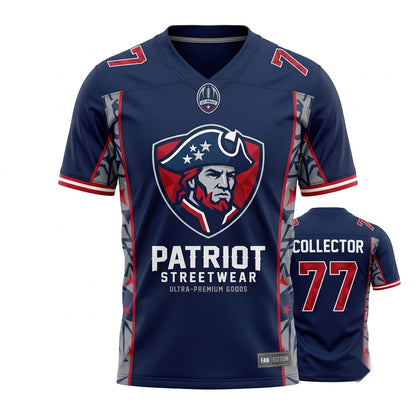 Unisex Breathable Stitched Football Fan Jersey - Lightweight Game Day Athletic Apparel