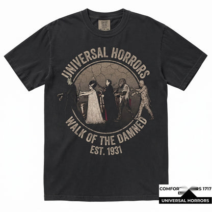 Vintage Halloween Monster Mash Classic Horror Vampire Gothic Creature Spooky Season Gift Unisex TShirt