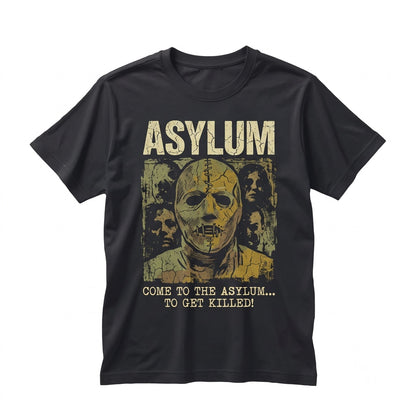 Asylum Psychiatric Hospital Graphic Creepy Sanitarium Dark Horror Apparel Unisex TShirt