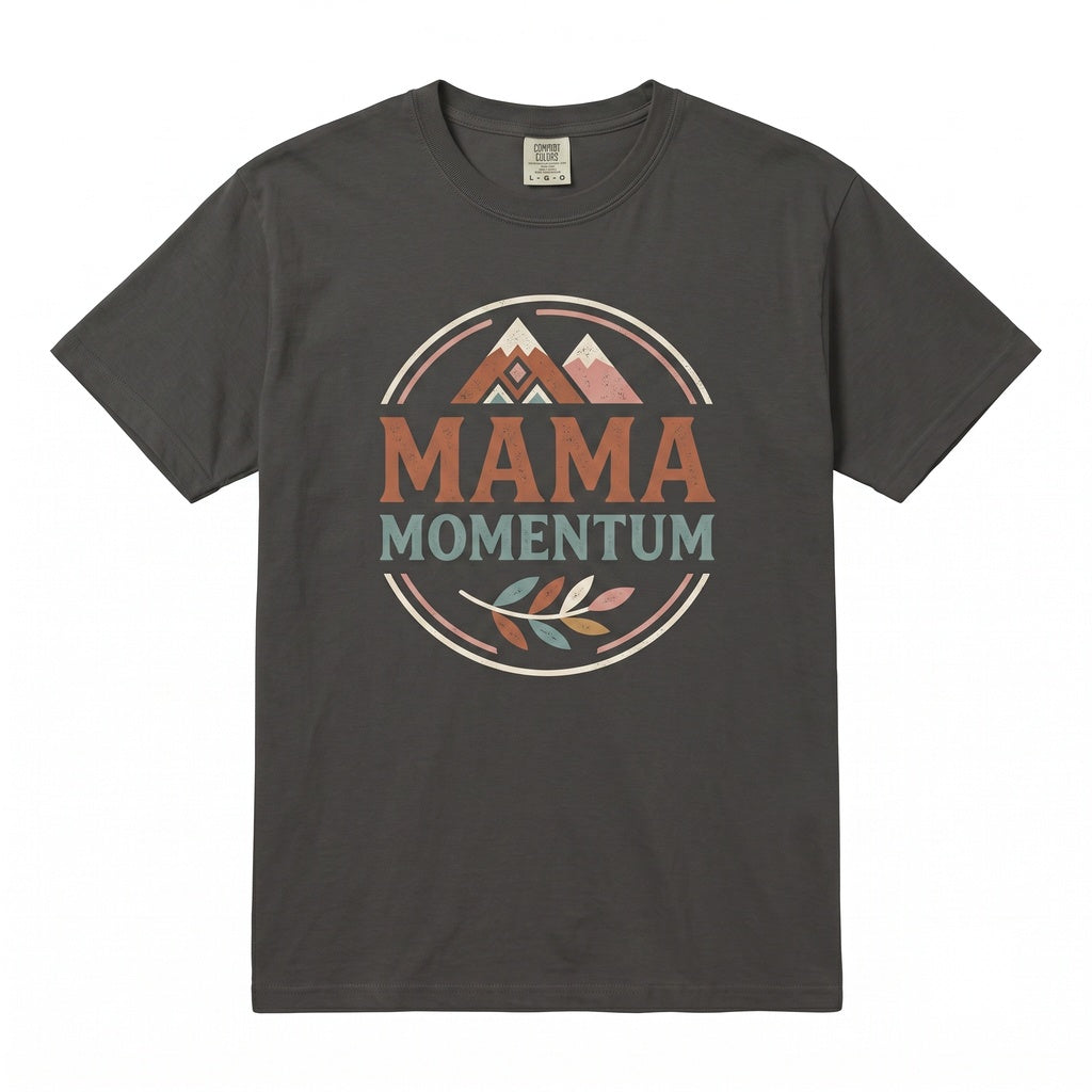 Mama Floral Graphic Gift for Mom, Fall Spring Retro Vintage New Mother Apparel, Unisex TShirt