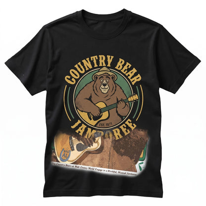 Vintage Big Al Country Bear Musical Live From Grizzly Hall Retro Theme Park Family Vacation Graphic Unisex TShirt