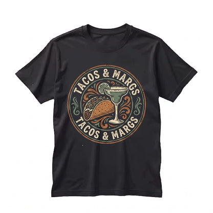 Tacos And Margaritas Fun Cinco De Mayo Mexican Food Party Graphic Apparel, Unisex TShirt