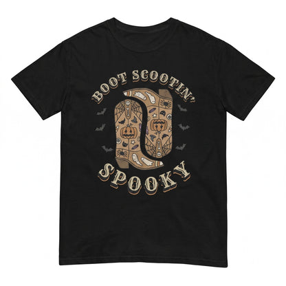 Boot Scootin Spooky Western Halloween Graphic Country Cowgirl Unisex TShirt