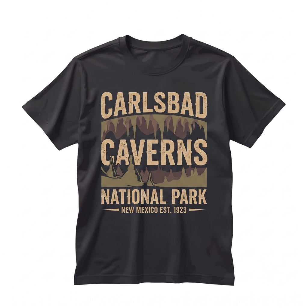Carlsbad Caverns National Park New Mexico Vintage Chihuahuan Desert Hiking Camping Adventure Souvenir Gift Unisex TShirt