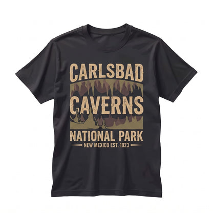 Carlsbad Caverns National Park New Mexico Vintage Chihuahuan Desert Hiking Camping Adventure Souvenir Gift Unisex TShirt