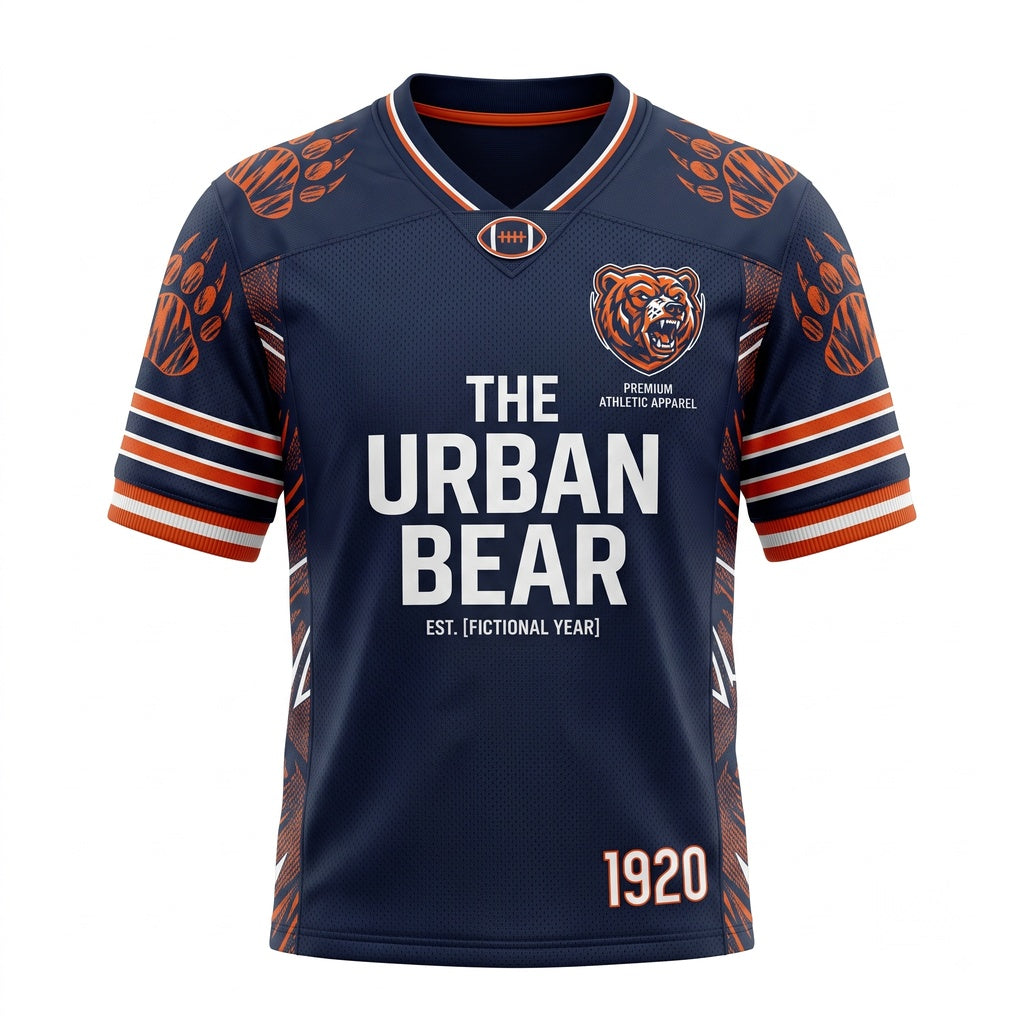 Unisex Custom Game Day Football Jersey - Stitched Breathable Athletic Fan Jersey