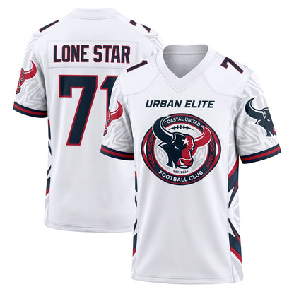 Unisex Football Fan Jersey - Breathable Lightweight Mesh Athletic Game Day Shirt