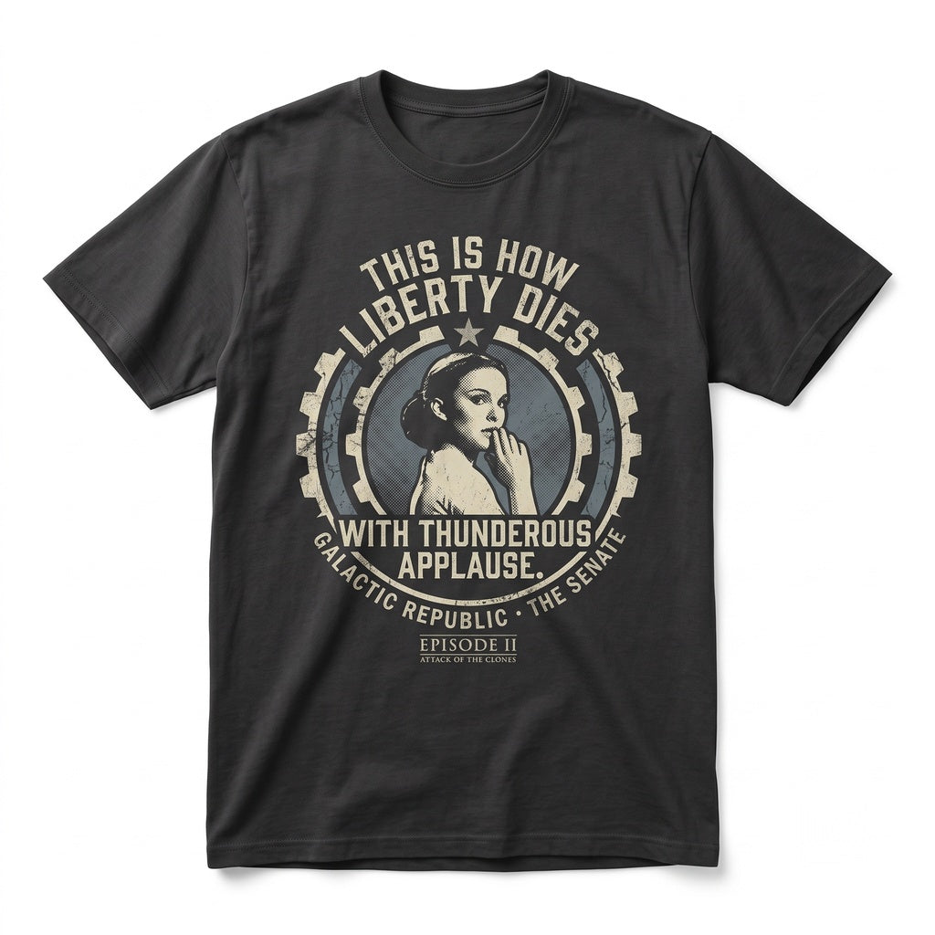 Oversized Padme Amidala Queen Anakin Front And Back Print Graphic Vintage Unisex TShirt