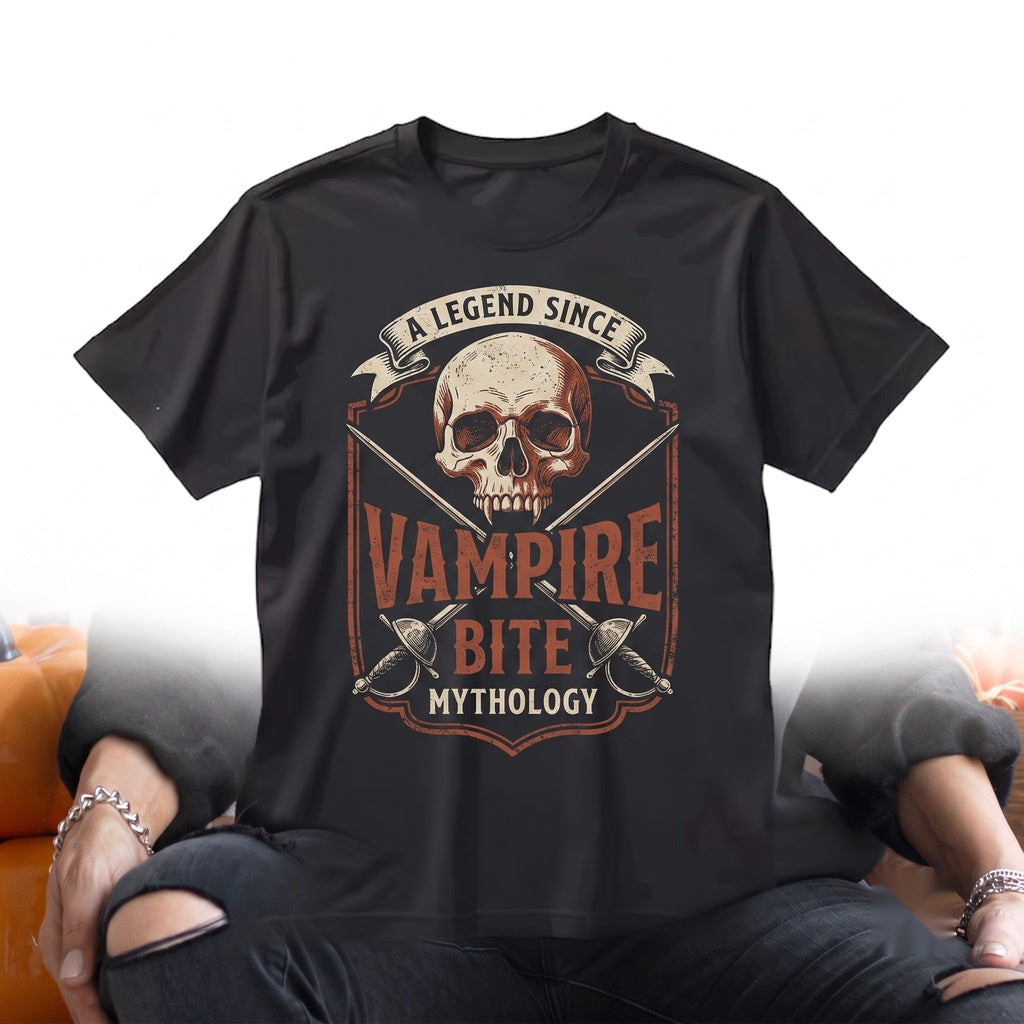 Bleeding Me Dry Vampire Distressed Skeleton Oversized Vintage Music Halloween Gothic Apparel Unisex TShirt