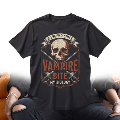 Bleeding Me Dry Vampire Distressed Skeleton Oversized Vintage Music Halloween Gothic Apparel Unisex TShirt