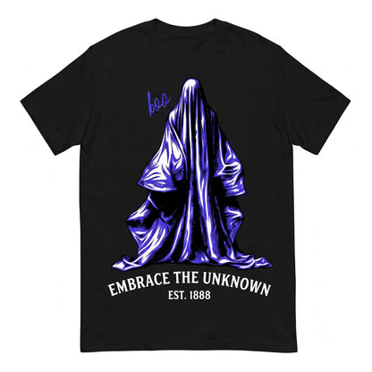 Vintage Retro Minimalist Spooky Dark Academia Halloween Boo Sheet Ghost Gift Unisex TShirt