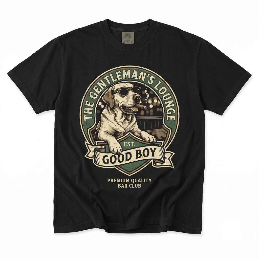 Labrador Retriever Drinking Beer Funny Sarcastic Dog Meme Gift for Mom Dad Lovers Unisex TShirt