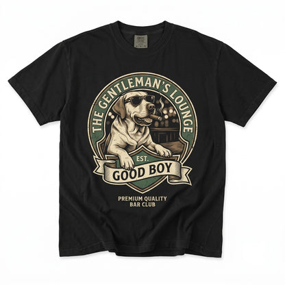 Labrador Retriever Drinking Beer Funny Sarcastic Dog Meme Gift for Mom Dad Lovers Unisex TShirt