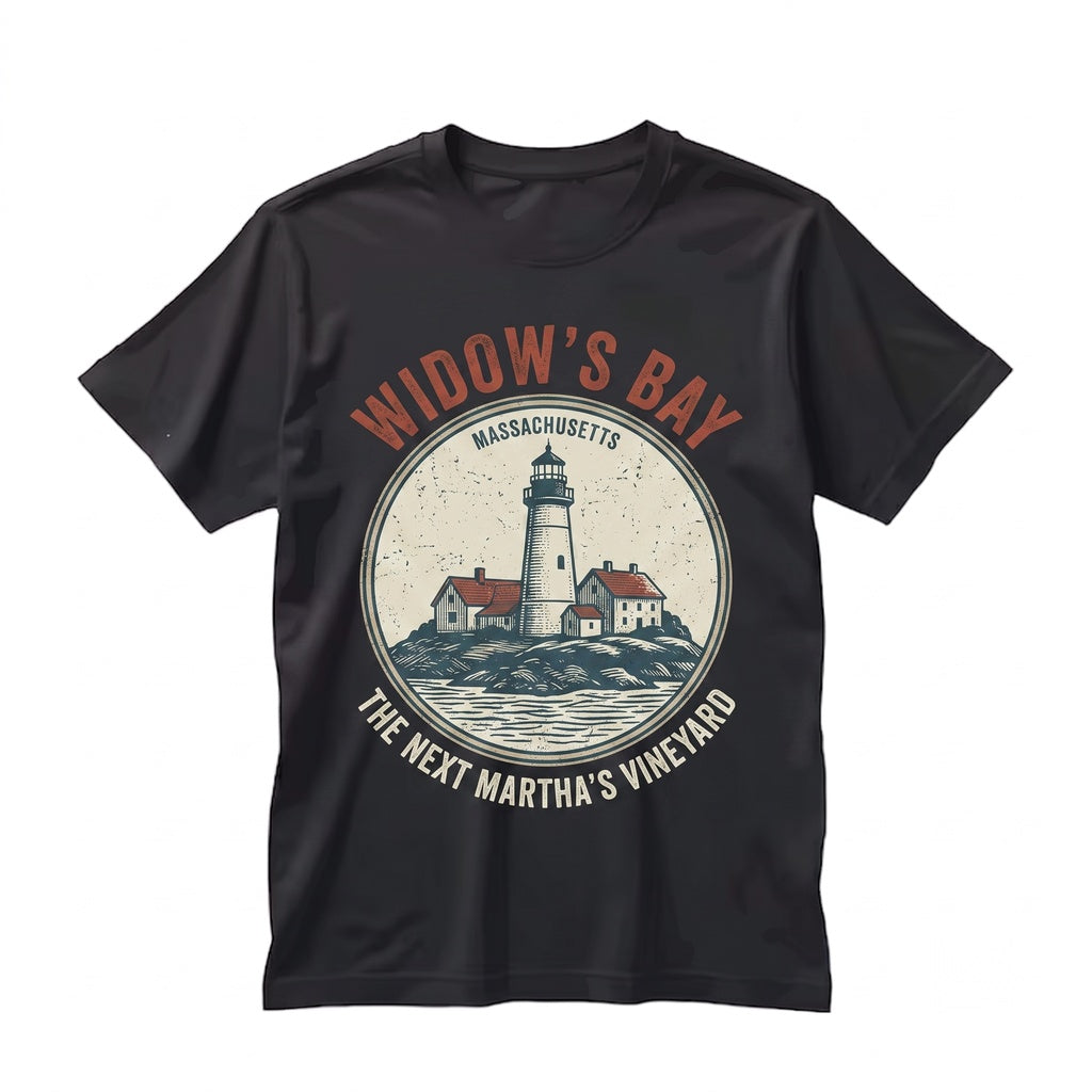 Widows Bay Travel Funny Retro TV Graphic Souvenir Unisex TShirt