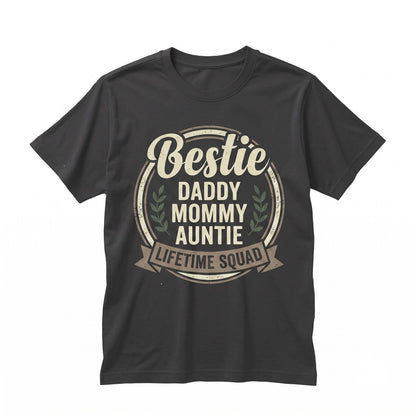 Daddy is My Bestie Fathers Day Matching Family Present, Unisex TShirt