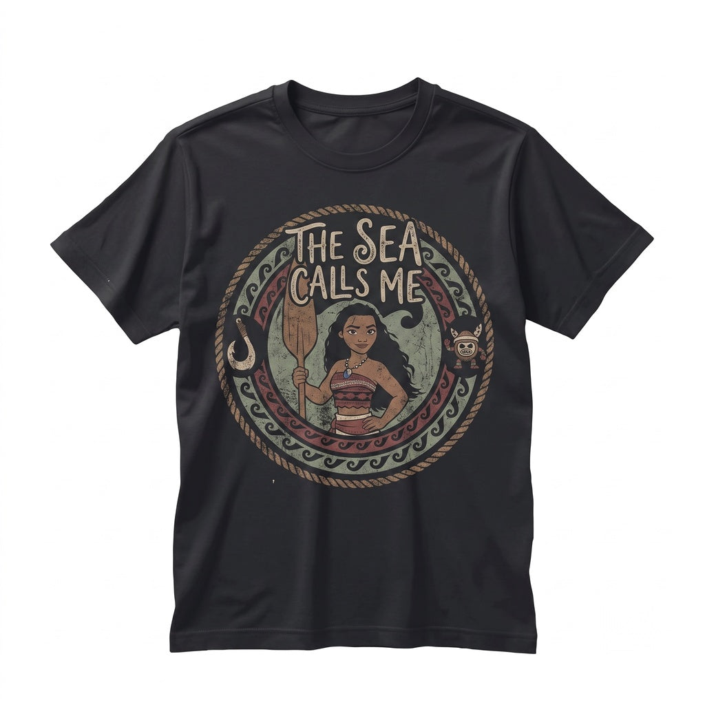 Retro Polynesian Princess Coquette Bows Hawaiian Island Adventure Pig Rooster Tropical Vacation Family Gift Unisex TShirt
