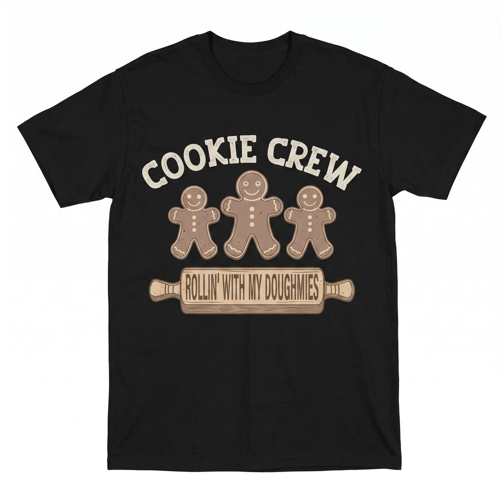 Funny Christmas Cookie Crew Holiday Baking Graphic Gift Unisex TShirt
