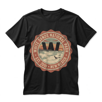 Vintage White Sands National Park New Mexico Desert Retro Hiking Nature Graphic Gift Unisex TShirt