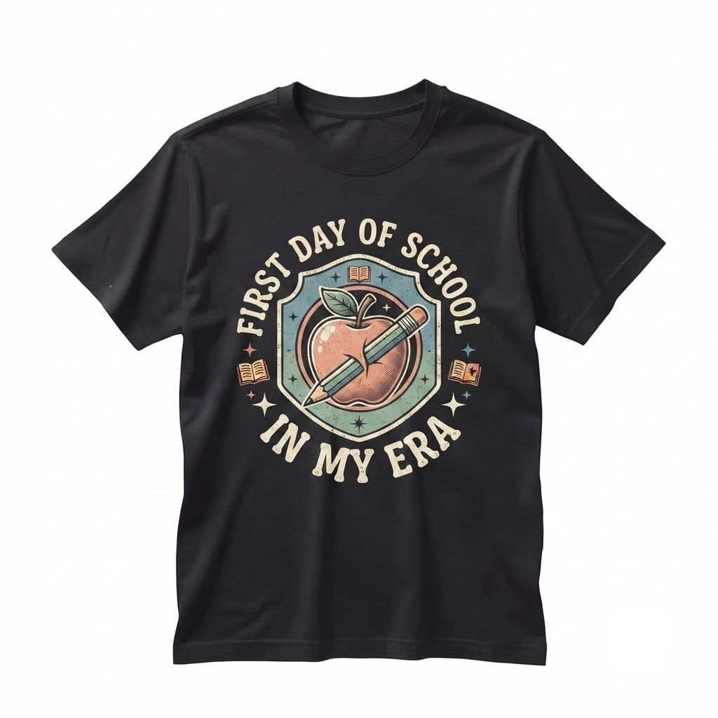 First Day of Class Teacher Present Back to School Graphic Top Unisex TShirt