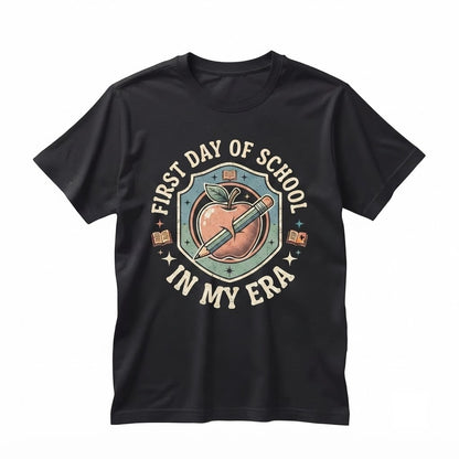 First Day of Class Teacher Present Back to School Graphic Top Unisex TShirt