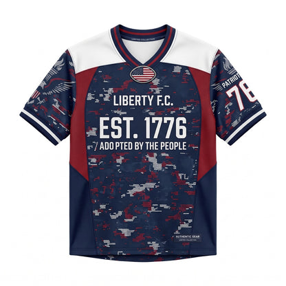 Unisex Football Fan Jersey - Stitched Lightweight Breathable Mesh Game Day Athletic Shirt