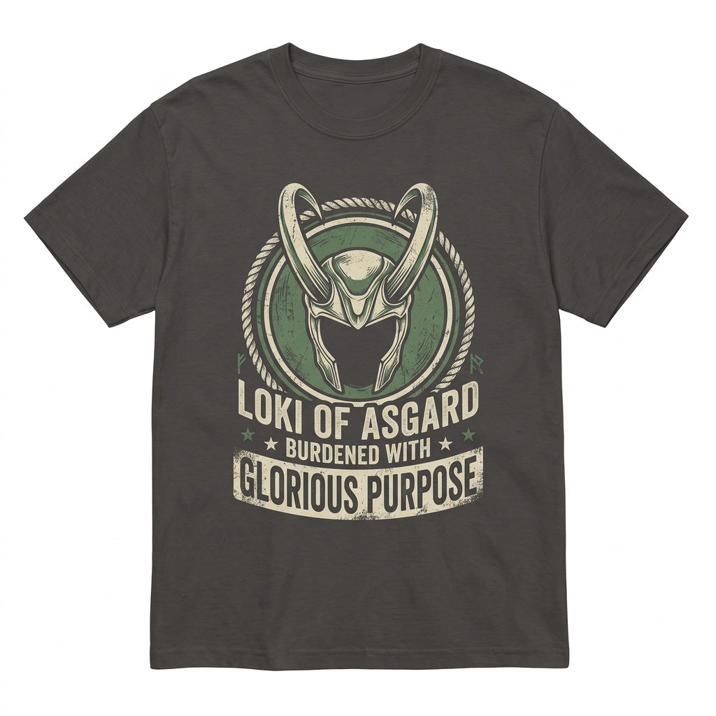 Vintage God of Mischief Retro Comic Fan Graphic Apparel Gift Unisex TShirt