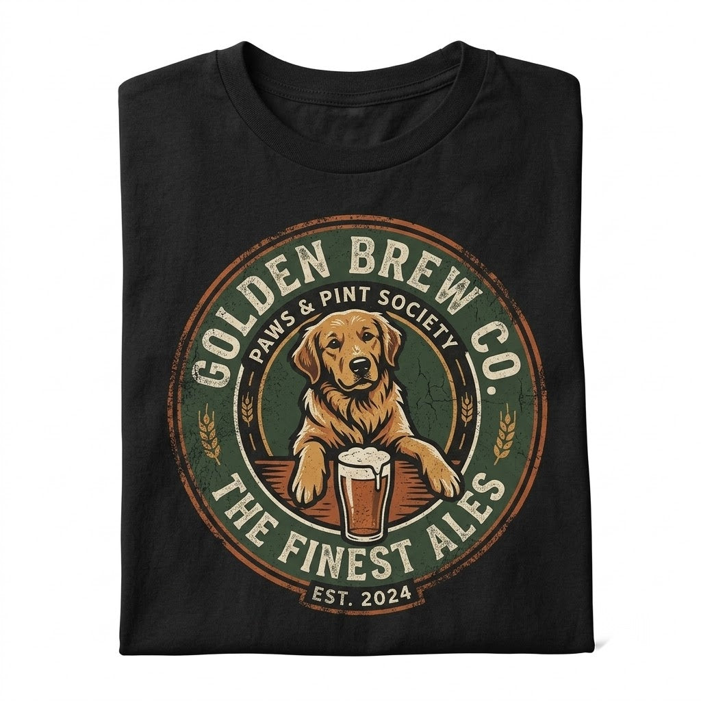 Personalized Pet Photo Dog Drinking Beer Funny Animal Lover Gift Unisex TShirt