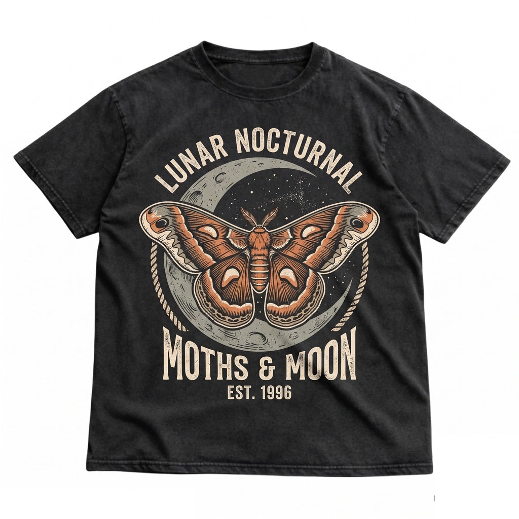 Three Cecropia Luna Moth Moon Night Graphic Enthusiast Gift Unisex TShirt